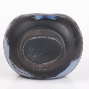 Antique French vase in dark purple colors. Emile Galle — image 6