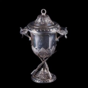 Antique silver goblet hallmarked by Spanish Silversmith — image 1