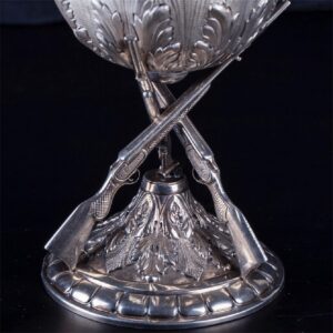 Antique silver goblet hallmarked by Spanish Silversmith — image 2