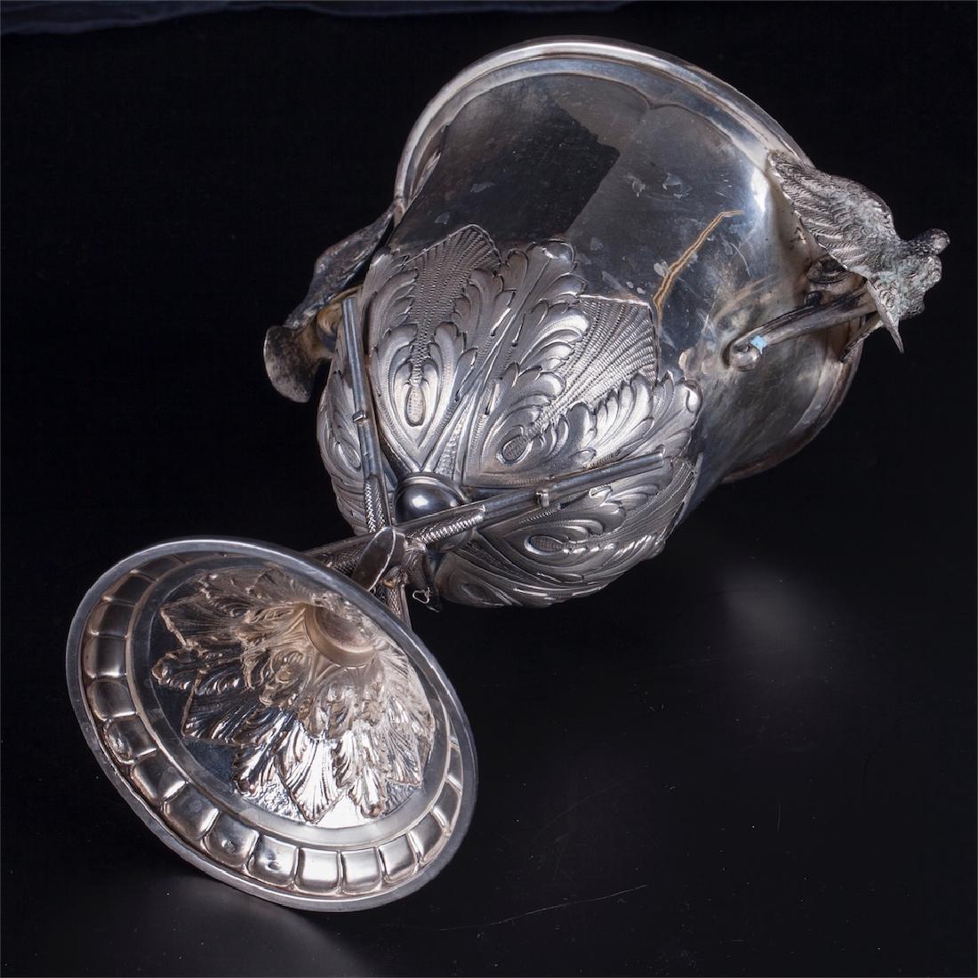 Antique silver goblet hallmarked by Spanish Silversmith — image 6