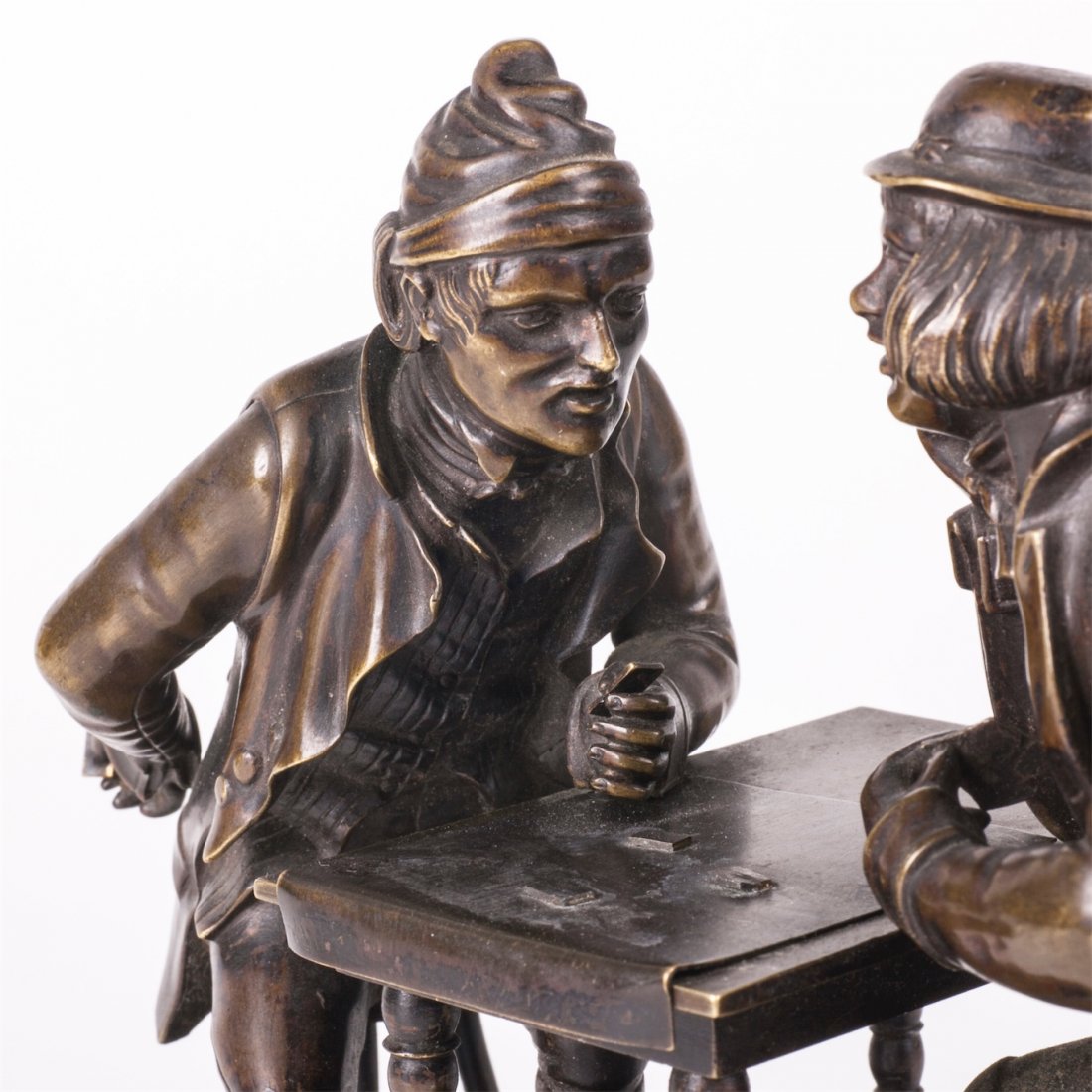 Bronze figure "Gamblers" — image 3