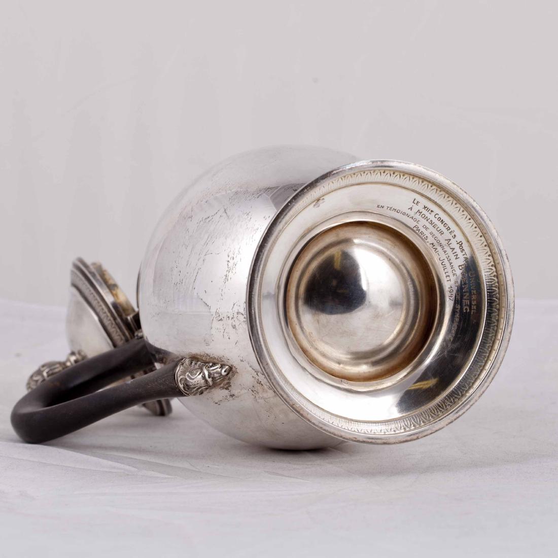 French silver presentation coffee pot — image 5