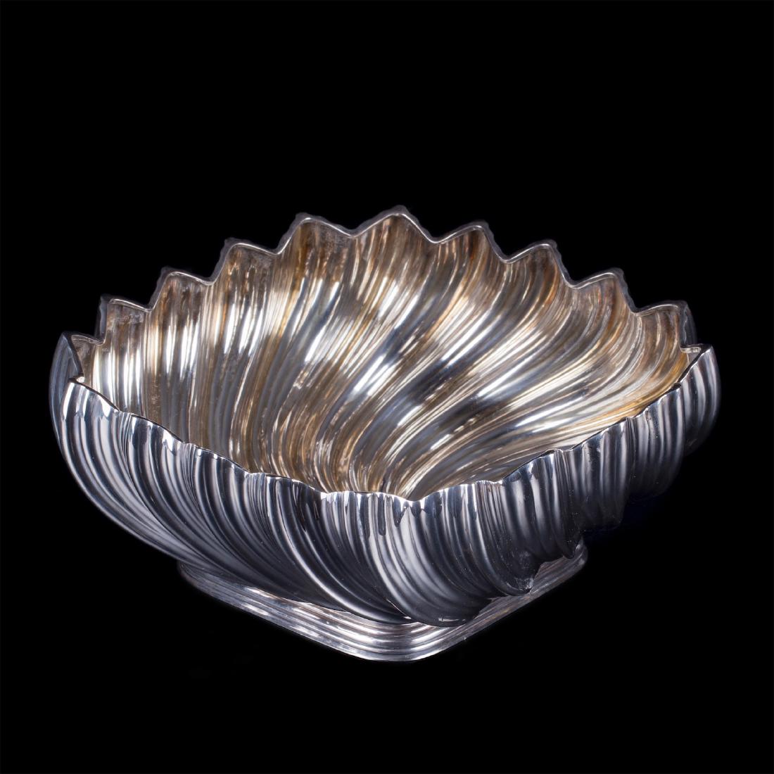 Antique French silver candy dish — image 1