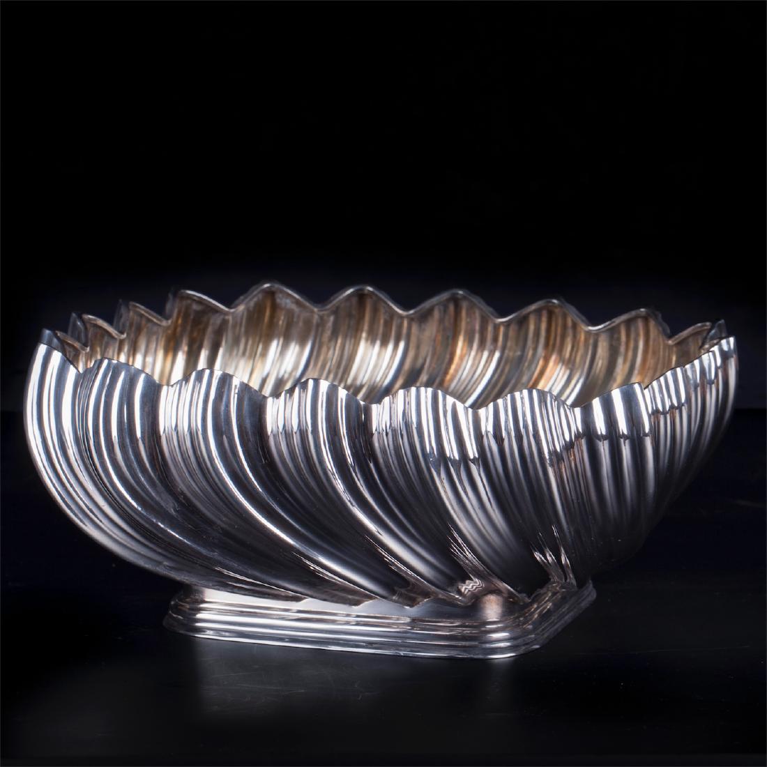 Antique French silver candy dish — image 2