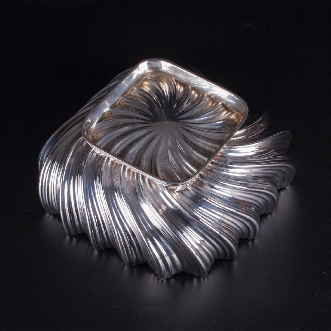 Antique French silver candy dish — image 4
