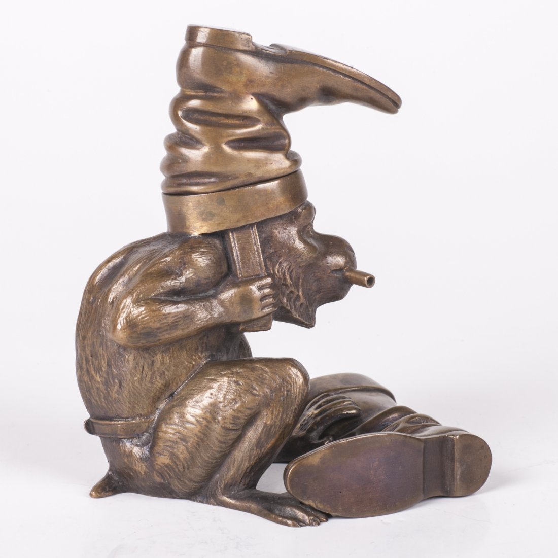 Bronze ashtray "Smoking monkey". — image 2