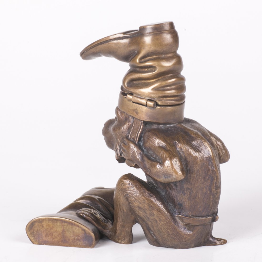 Bronze ashtray "Smoking monkey". — image 3