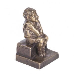 â€œDevant Le Guignolâ€ bronze sculpture by Juan Clara — image 1