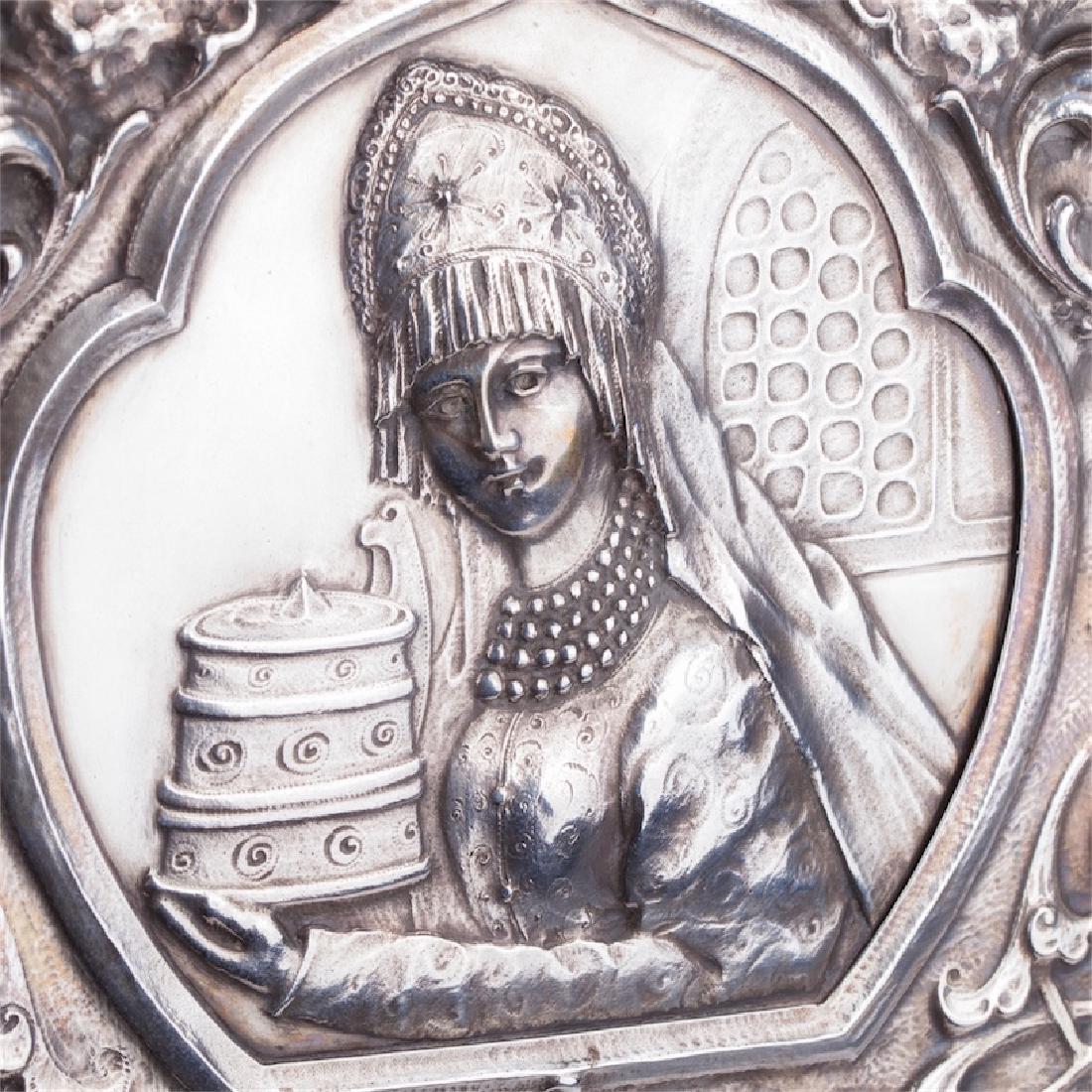Faberge Russian style grand desk pad — image 2