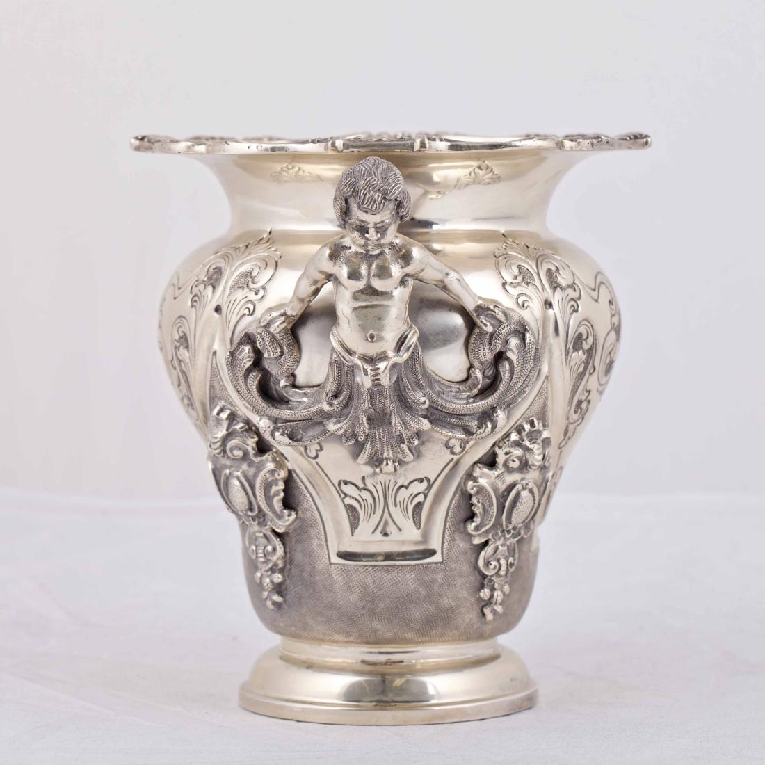 Italian silver flower pot — image 2