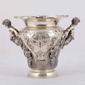 Italian silver flower pot — image 3