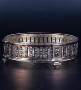Bointaburet antique French silver candy dish — image 2