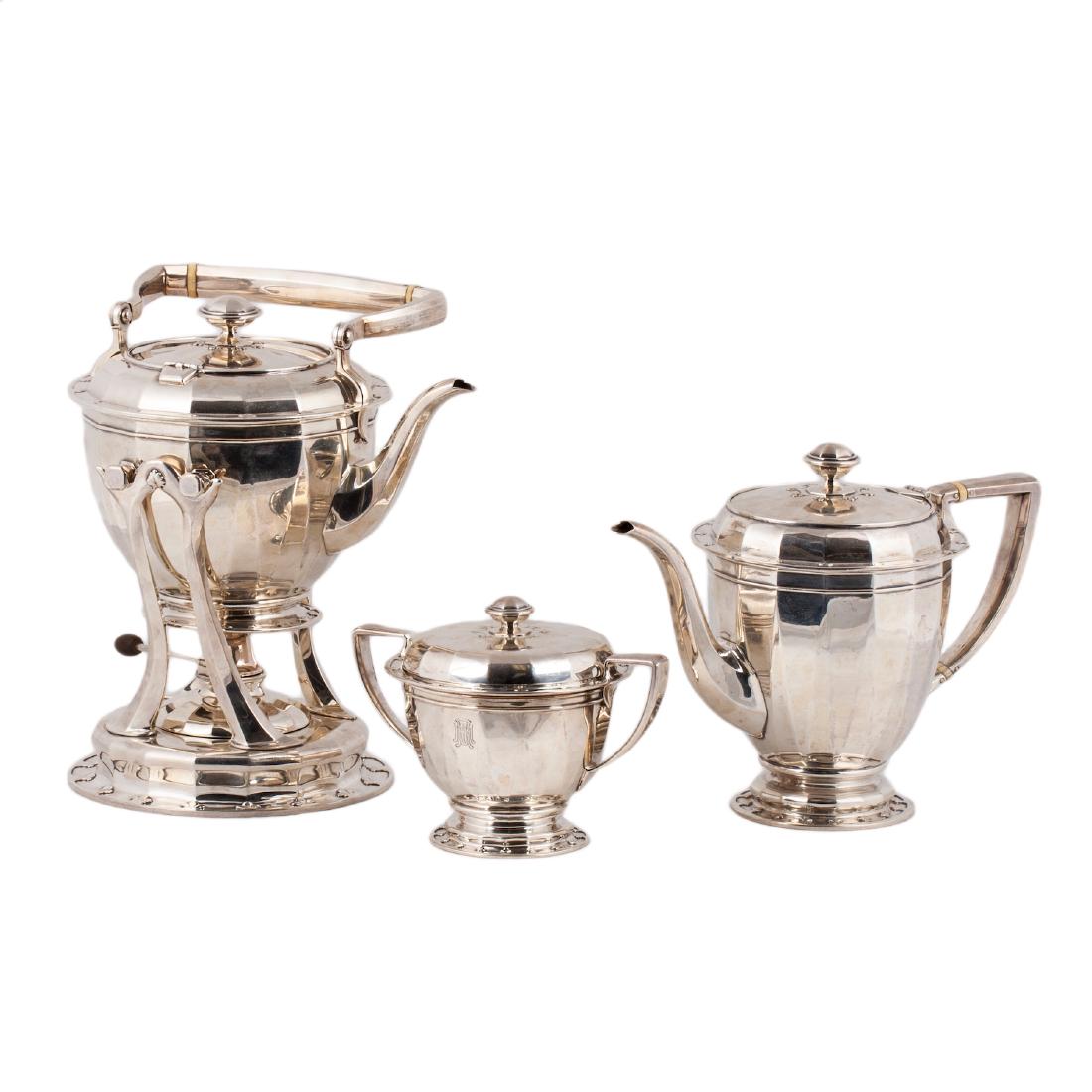 Tiffany & Co silver tea set of 3 pieces — image 1