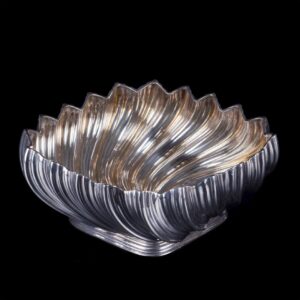 Antique French silver candy dish — image 1