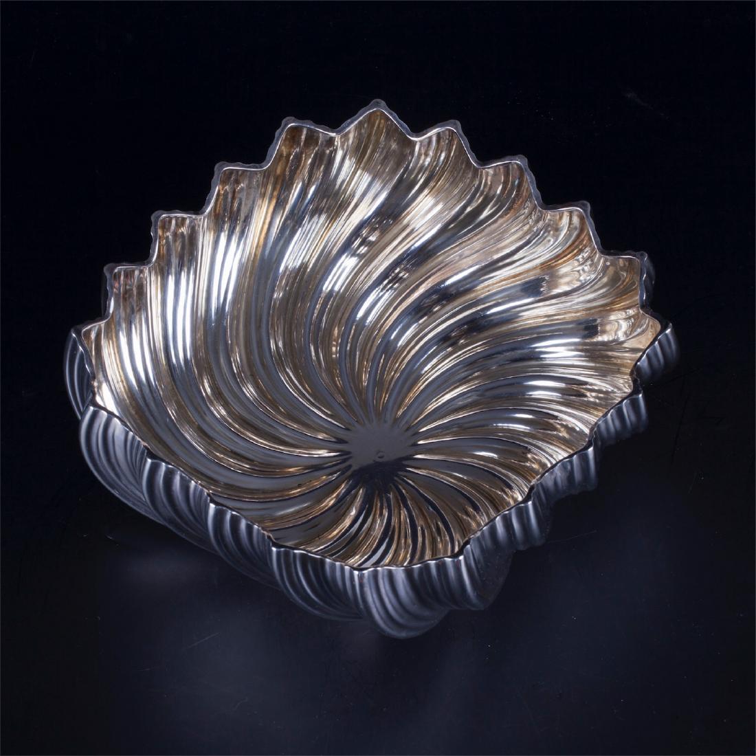 Antique French silver candy dish — image 3