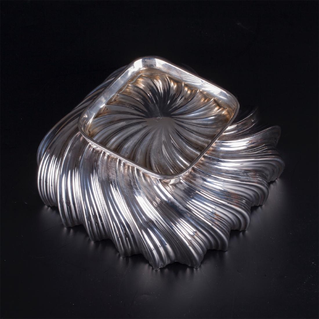 Antique French silver candy dish — image 4