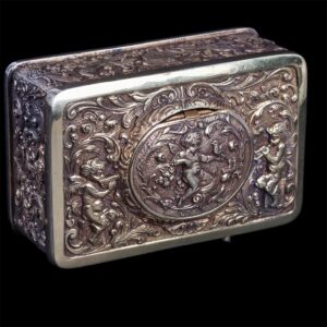 Antique music box with singing bird — image 2