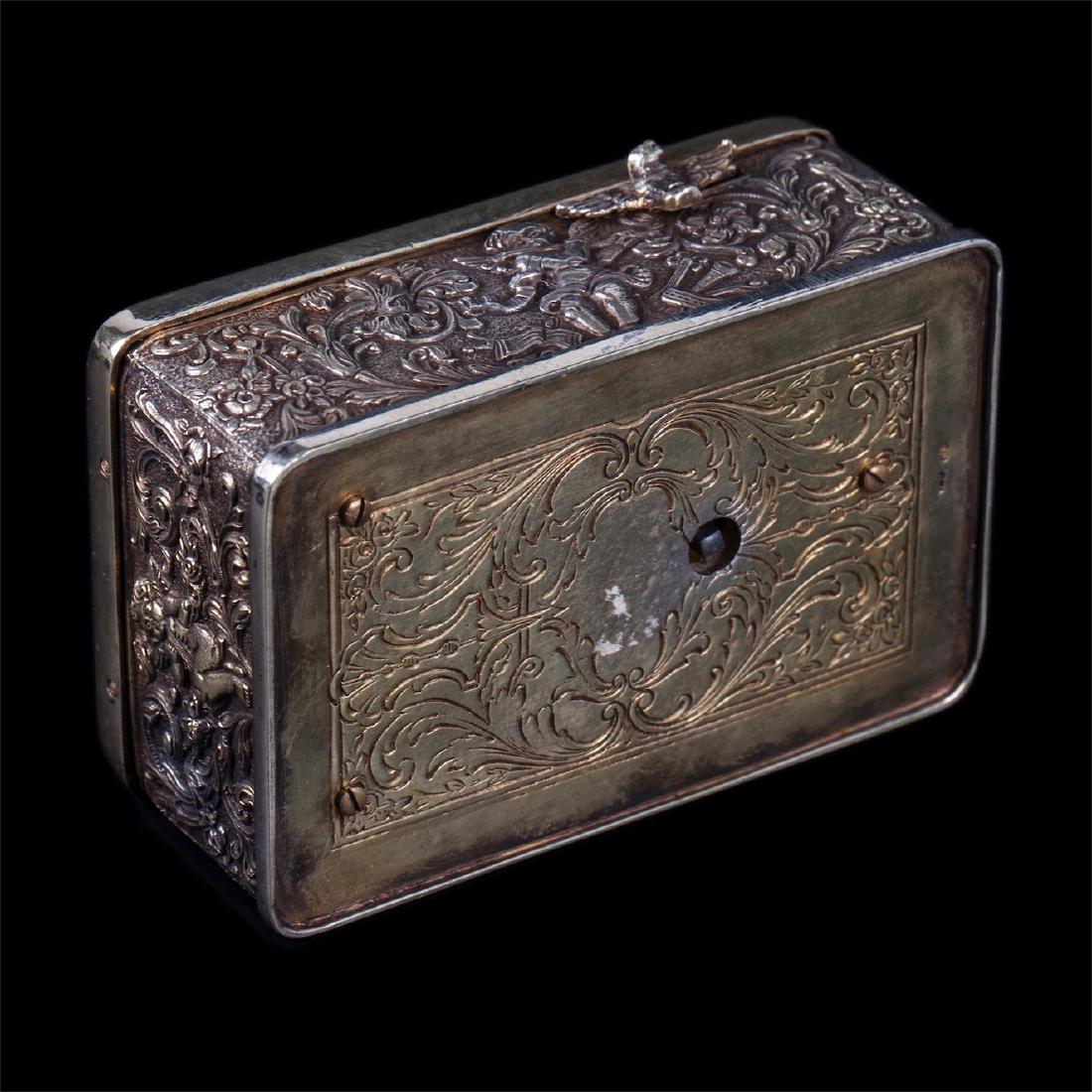 Antique music box with singing bird — image 5