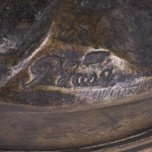 Huge antique bronze figure of woman — image 7