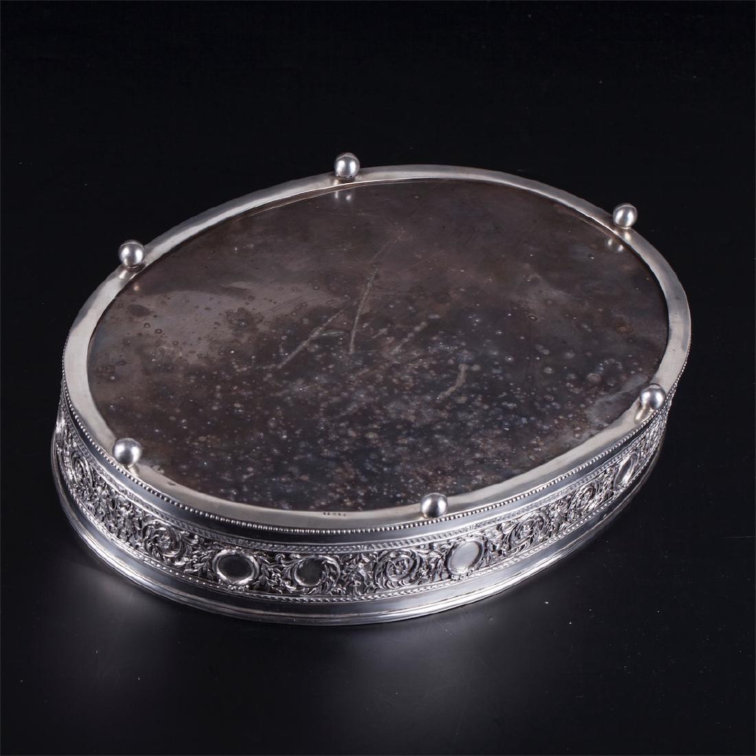 Antique French silver bowl for fruits/jardinier. — image 5