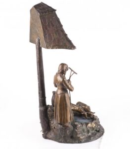 Art nouveau desk lamp — image 6