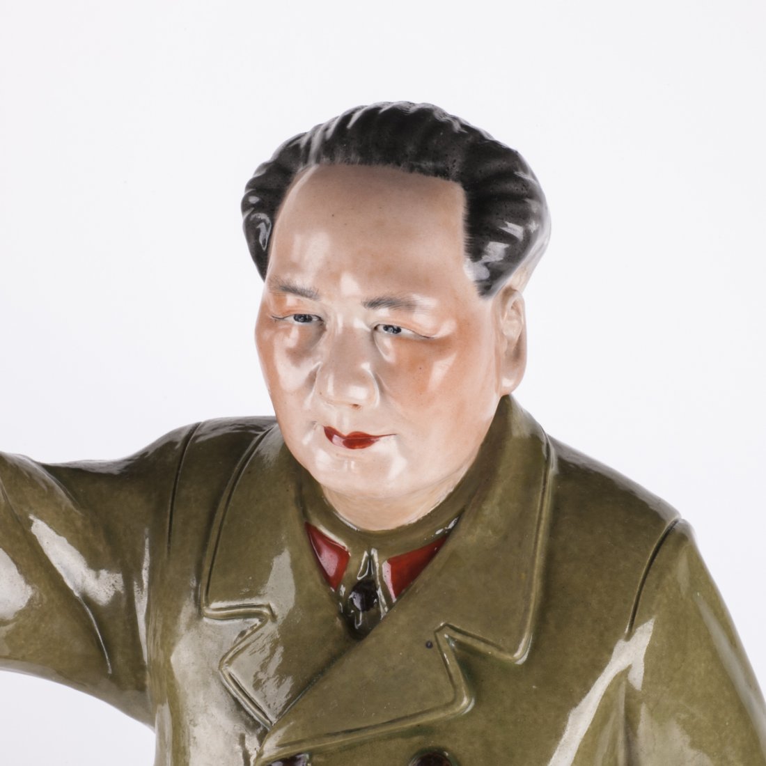 Antique huge porcelain figure of Mao Zedong — image 2