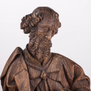Antique German master oak wood carvings — image 3