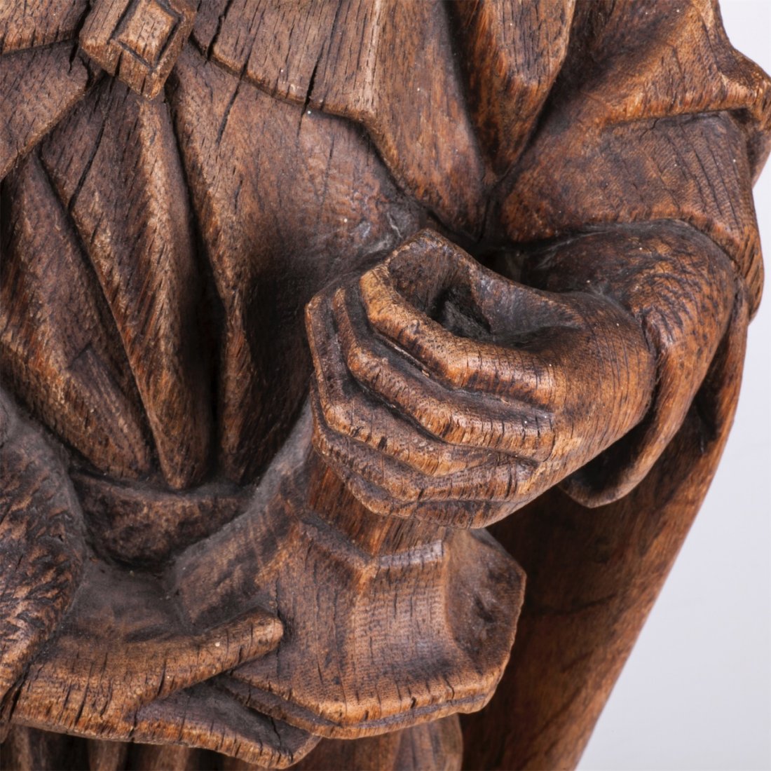Antique German master oak wood carvings — image 4