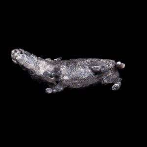 Antique silver figure of wild boar — image 4