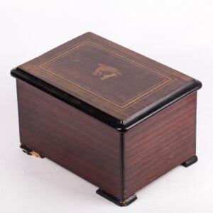 Antique music box with the bells — image 4