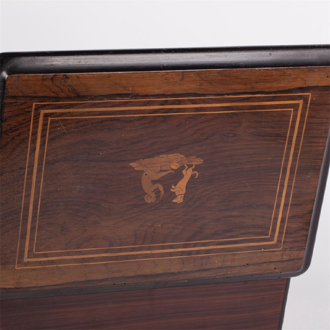 Antique music box with the bells — image 5