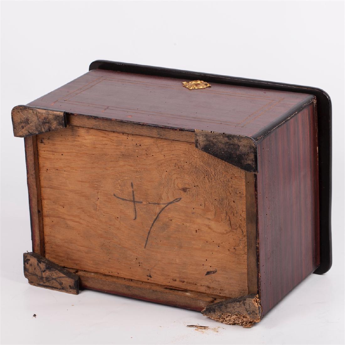 Antique music box with the bells — image 6
