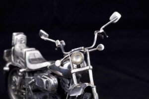 Model of silver bike by Medusa Ora — image 4