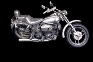 Model of silver bike by Medusa Ora — image 5