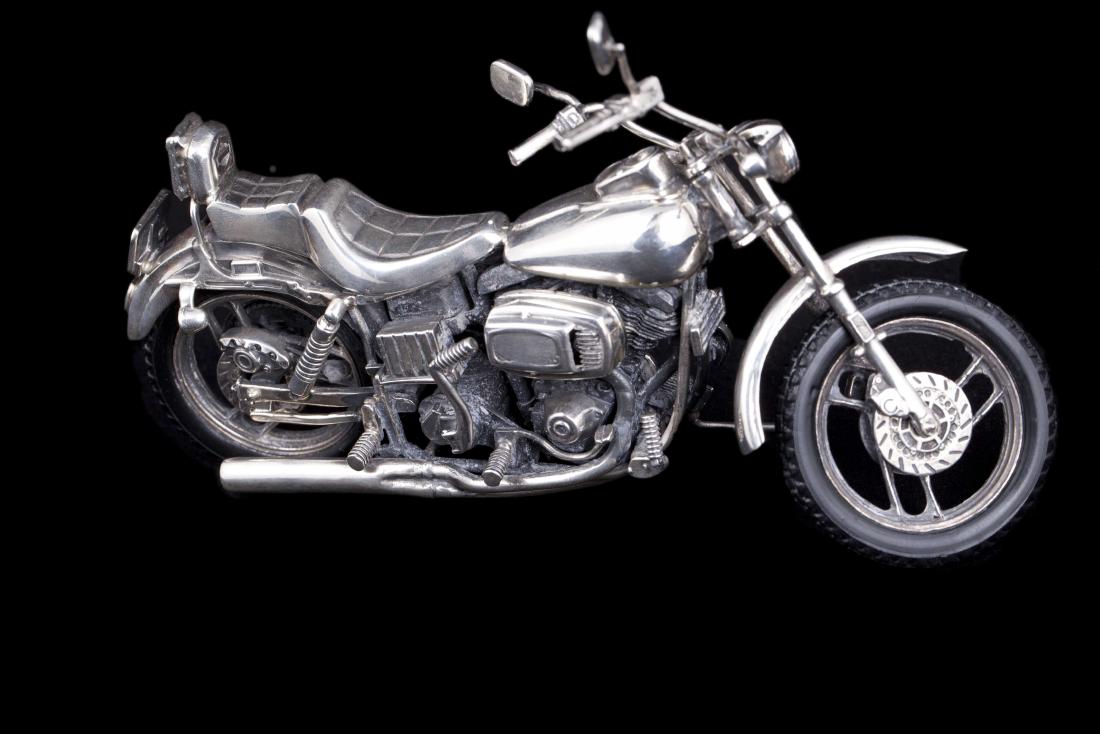Model of silver bike by Medusa Ora — image 5