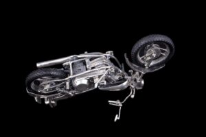 Model of silver bike by Medusa Ora — image 6