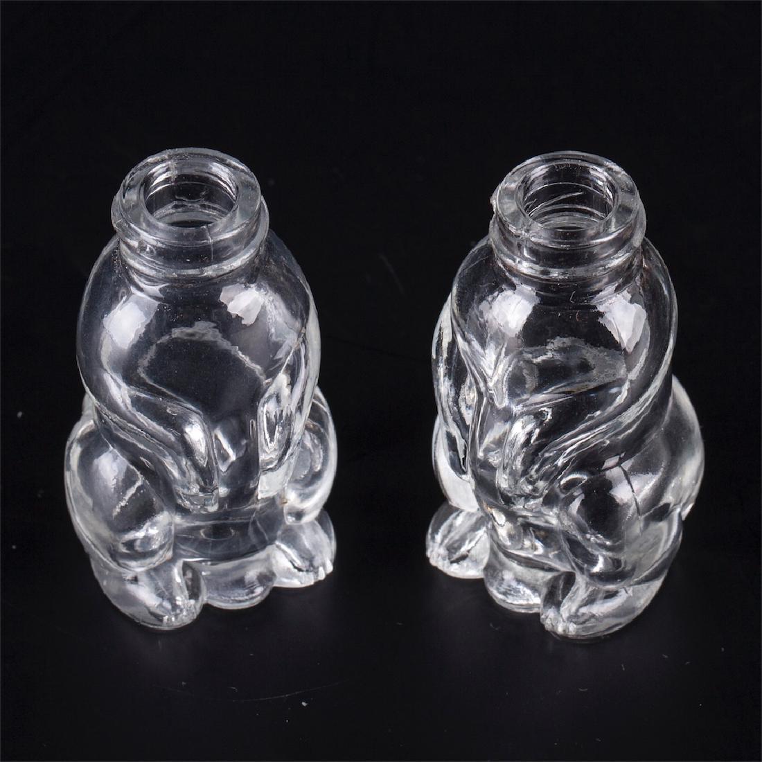 Antique pair of salt and pepper shakers. 1920-40. — image 5