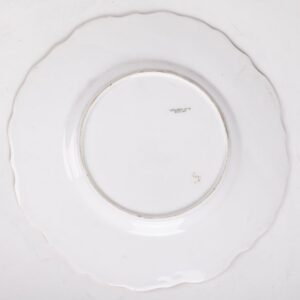 Antique porcelain plate with view of the lake — image 3