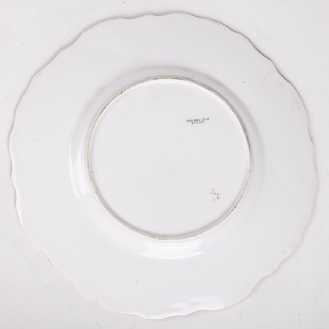 Antique porcelain plate with view of the lake — image 3