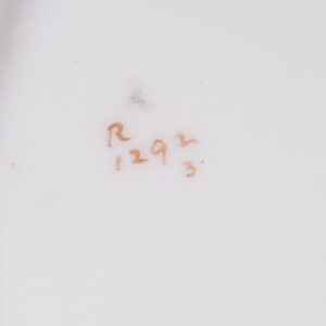 Antique porcelain plate with view of the lake — image 5