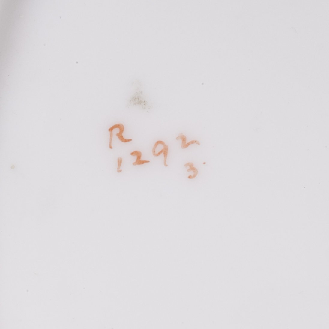 Antique porcelain plate with view of the lake — image 5