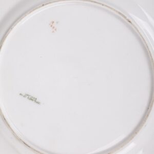 Antique porcelain plate with view of the lake — image 6