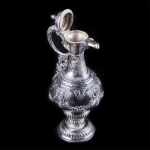 Antique German silver water/milk jar — image 2