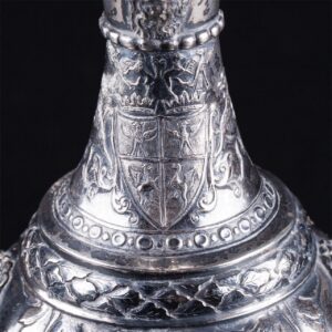 Antique German silver water/milk jar — image 3