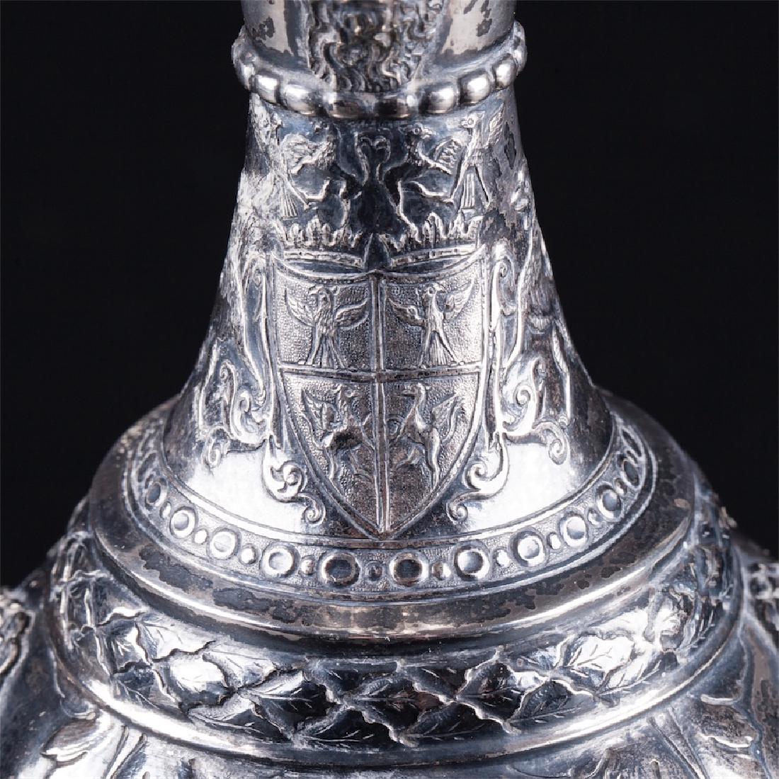 Antique German silver water/milk jar — image 3
