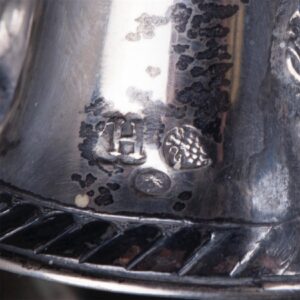 Antique German silver water/milk jar — image 6
