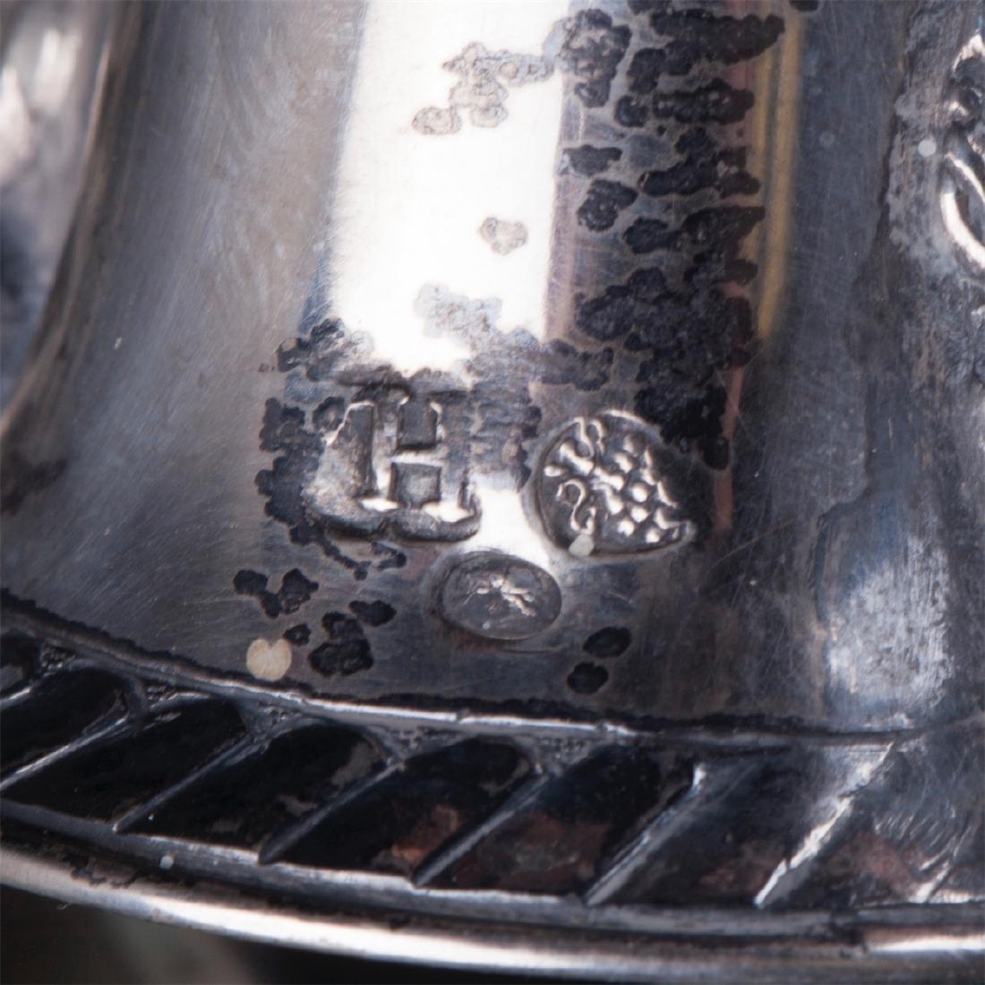Antique German silver water/milk jar — image 6