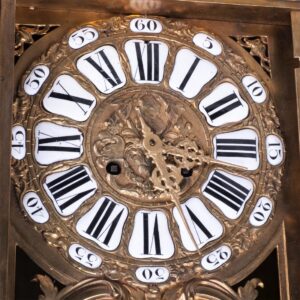 Antique huge beautiful bronze wall clock — image 4