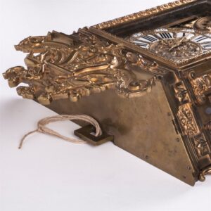 Antique huge beautiful bronze wall clock — image 5