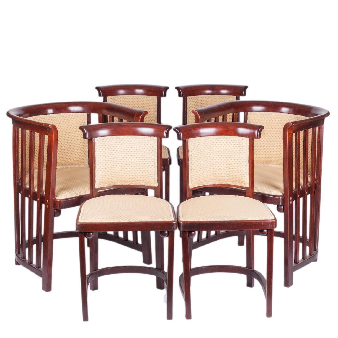 Antique set of furniture by J & J. KOHN, Wien, Austria — image 1